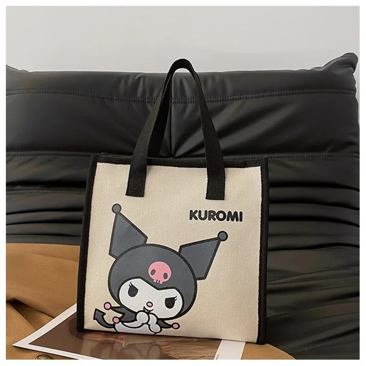 Cute Tote Bag with Zipper