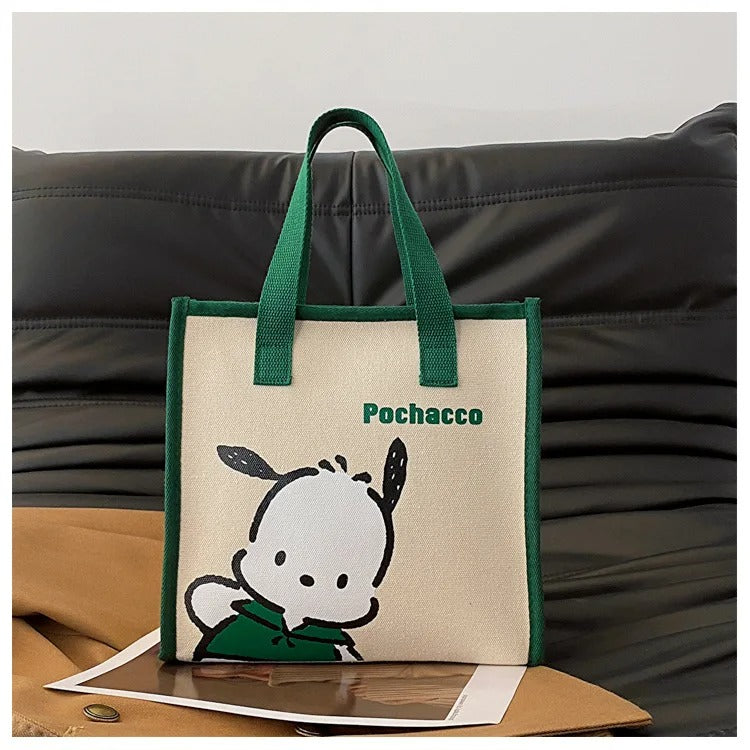 Cute Tote Bag with Zipper