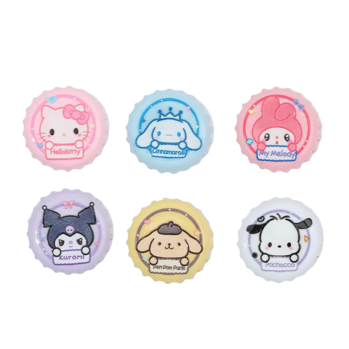 Sanrio Screw Cap Charms