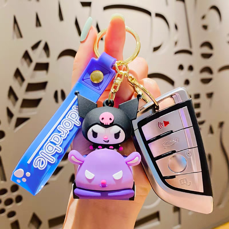 Sanrio on Wheels Keychain