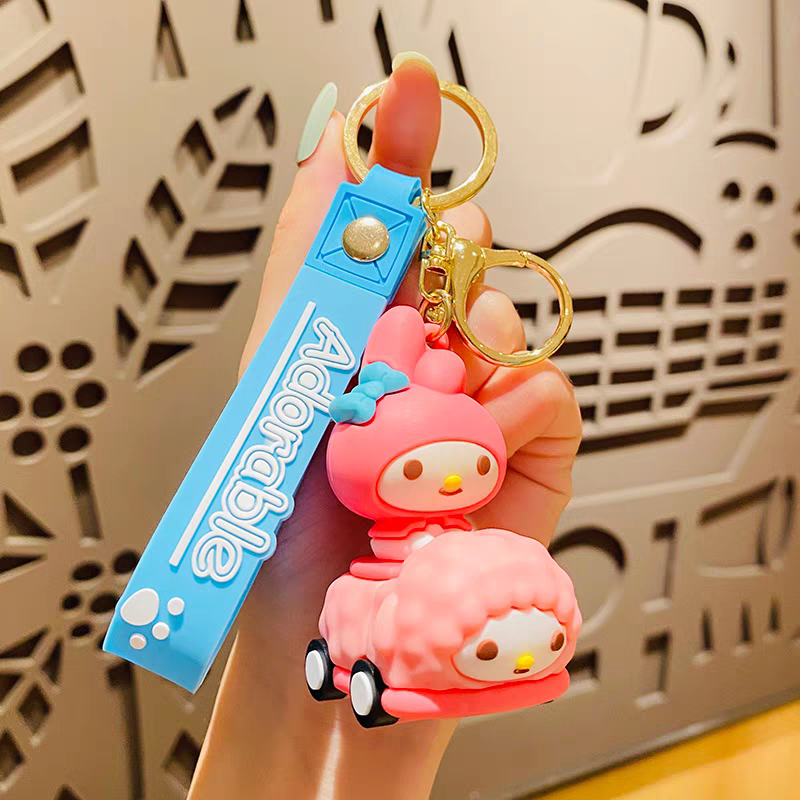 Sanrio on Wheels Keychain