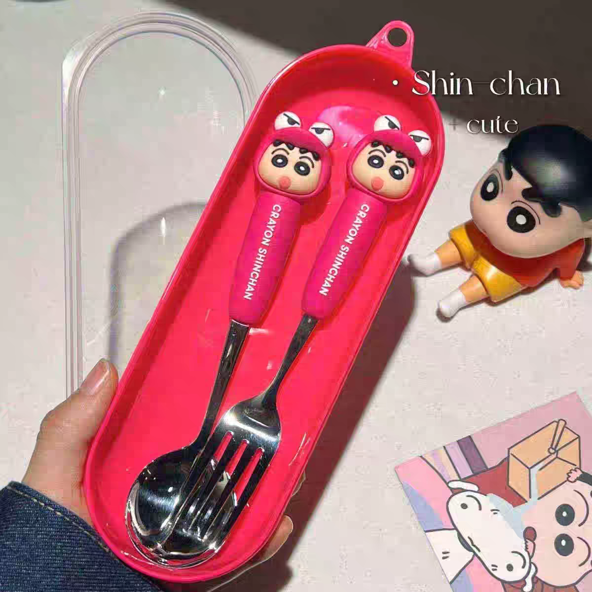 Crayon Shin-Chan Fork and Spoon