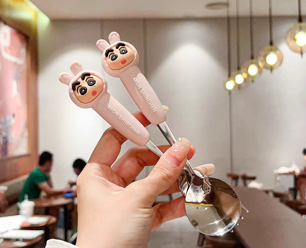 Crayon Shin-Chan Fork and Spoon