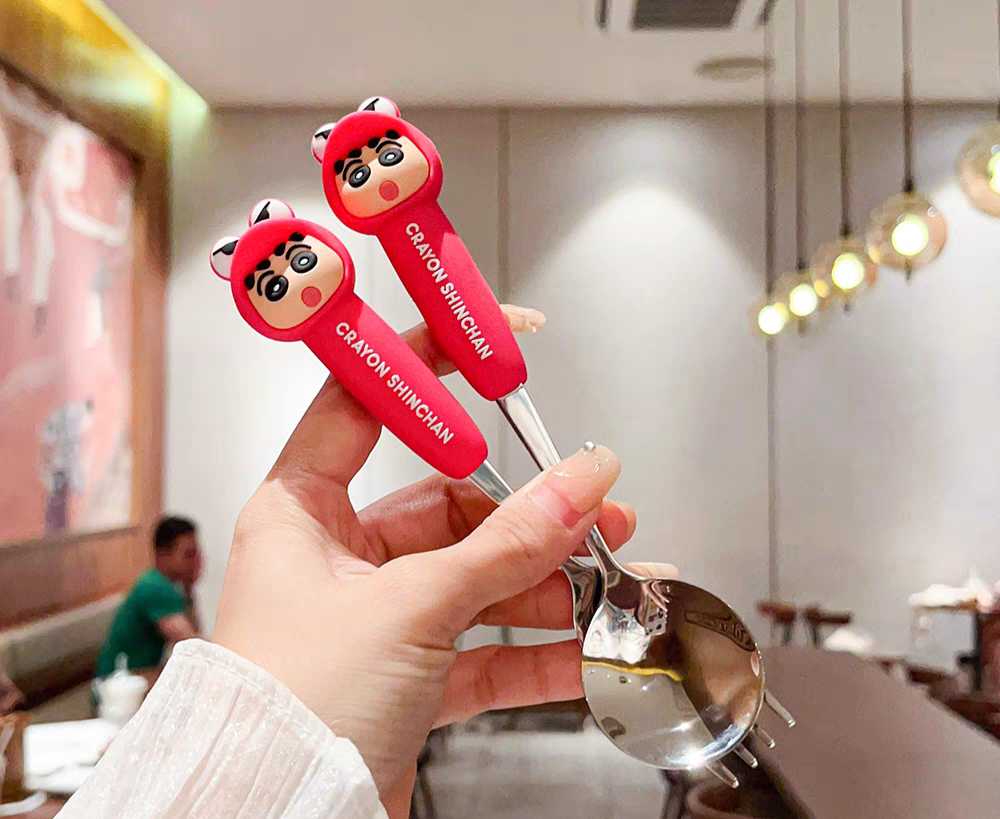 Crayon Shin-Chan Fork and Spoon