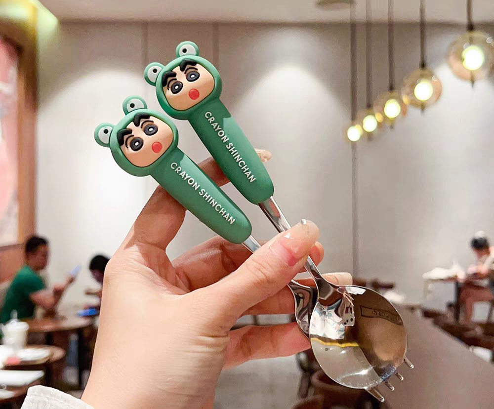 Crayon Shin-Chan Fork and Spoon