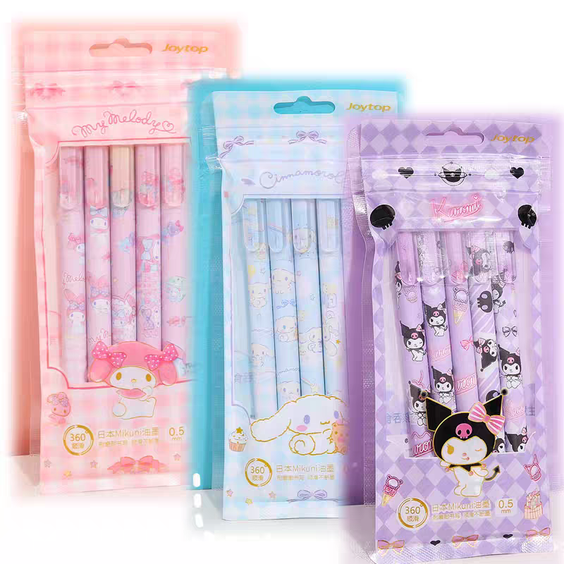 Cute Set of 5 Pens