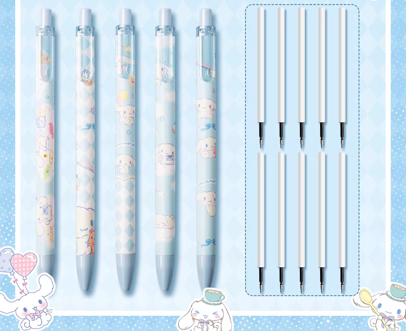 Cute Set of 5 Pens
