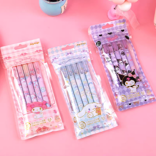 Cute Set of 5 Pens