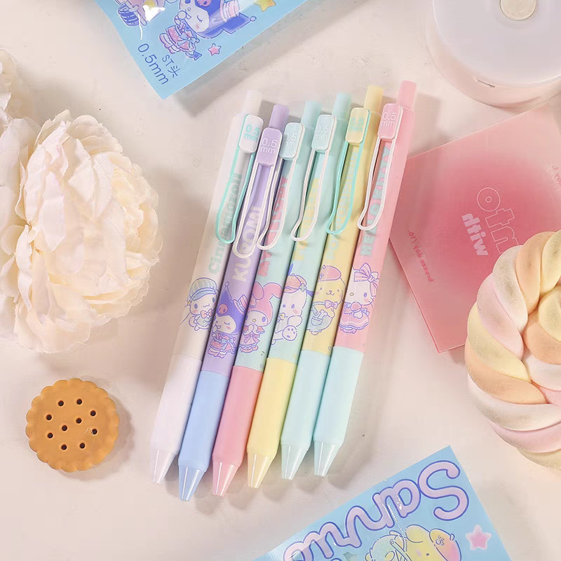 Cute Set of 6 Pens